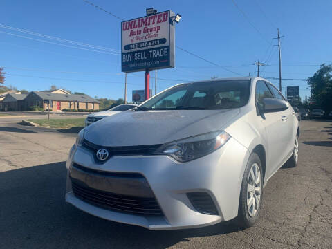 2016 Toyota Corolla for sale at Unlimited Auto Group in West Chester OH