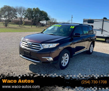 2013 Toyota Highlander for sale at Waco Autos in Lorena TX