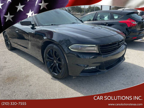 2018 Dodge Charger for sale at Car Solutions Inc. in San Antonio TX