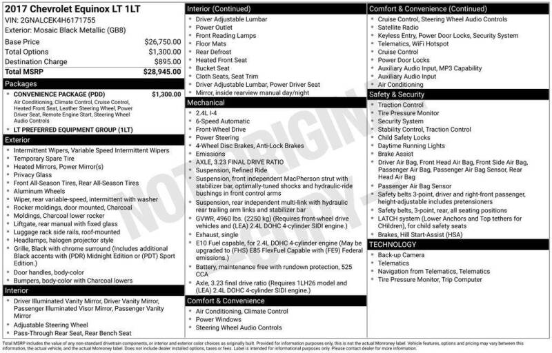 2017 Chevrolet Equinox