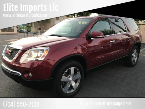 2010 GMC Acadia for sale at MIKE AHWAZI in Santa Ana CA