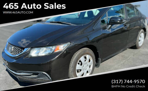 2014 Honda Civic for sale at 465 Auto Sales in Indianapolis IN