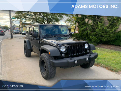 2018 Jeep Wrangler JK Unlimited for sale at Adams Motors INC. in Inwood NY