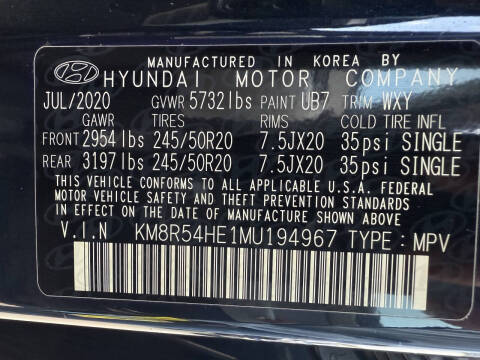 2021 Hyundai Palisade Limited