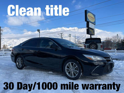 2016 Toyota Camry for sale at Ultimate Auto Sales Of Orem in Orem UT