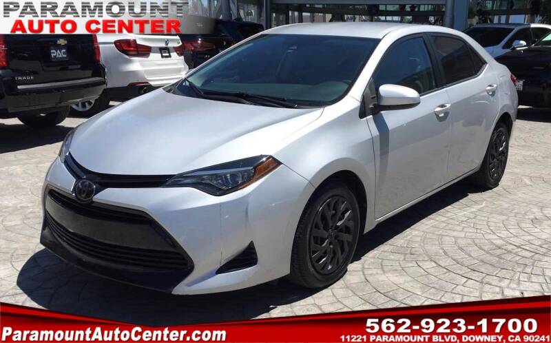 2018 Toyota Corolla for sale at PARAMOUNT AUTO CENTER in Downey CA