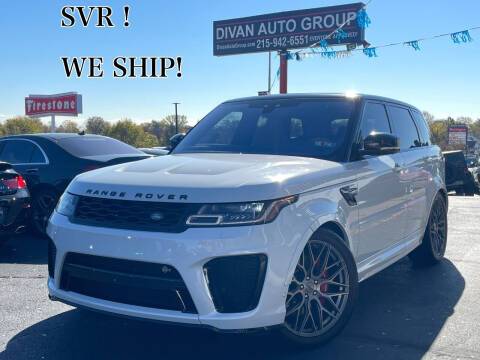 2018 Land Rover Range Rover Sport for sale at Divan Auto Group in Feasterville Trevose PA