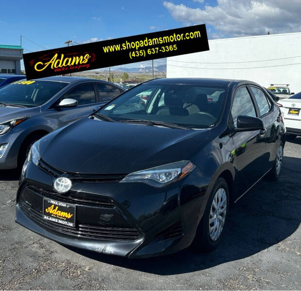 2017 Toyota Corolla for sale at Adams Motors in Price UT