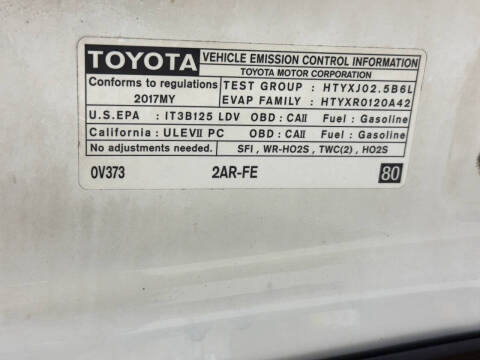 2017 Toyota Camry SE