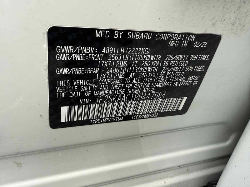 2023 Subaru Forester