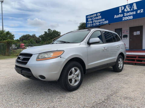 2008 Hyundai Santa Fe for sale at P & A AUTO SALES in Houston TX