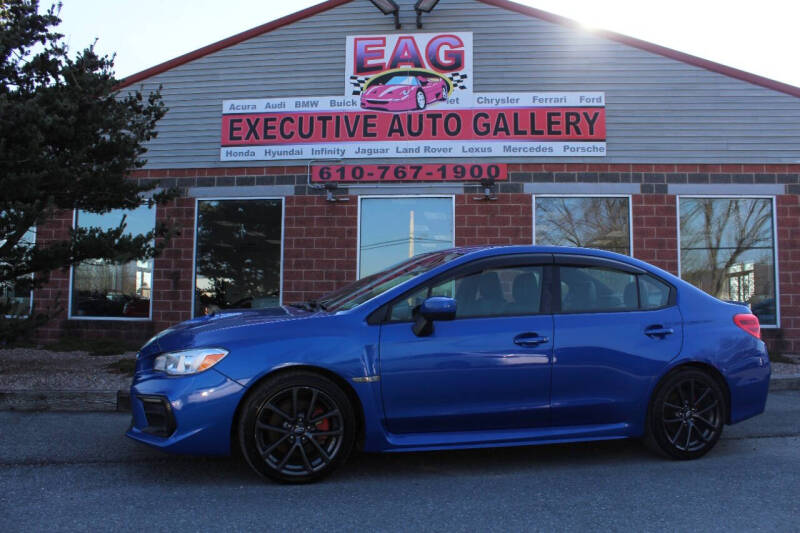 2018 Subaru WRX for sale at EXECUTIVE AUTO GALLERY INC in Walnutport PA