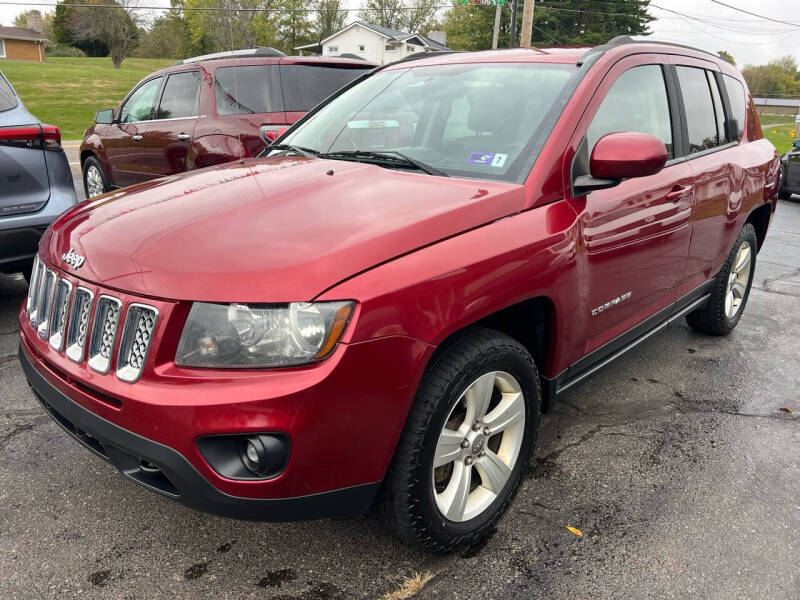 Used 2014 Jeep Compass Latitude with VIN 1C4NJDEB5ED703288 for sale in Dillonvale, OH