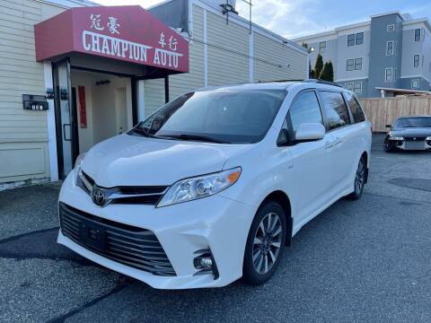 2018 Toyota Sienna for sale at Champion Auto LLC in Quincy MA