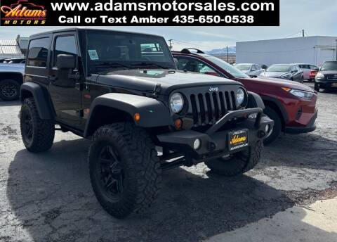 2013 Jeep Wrangler for sale at Adams Motors Sales in Price UT