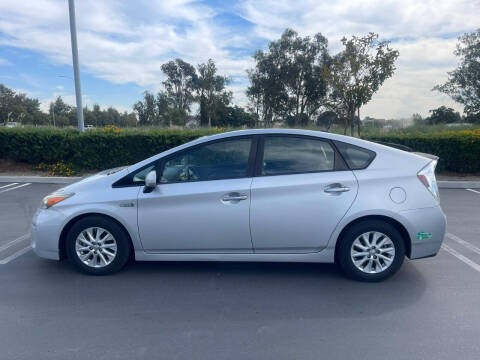 2012 Toyota Prius Plug-in Hybrid for sale at E and M Auto Sales in Bloomington CA