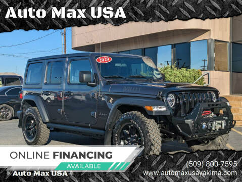 2020 Jeep Wrangler Unlimited for sale at Auto Max USA in Yakima WA