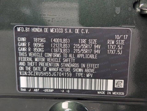 2018 Honda HR-V EX