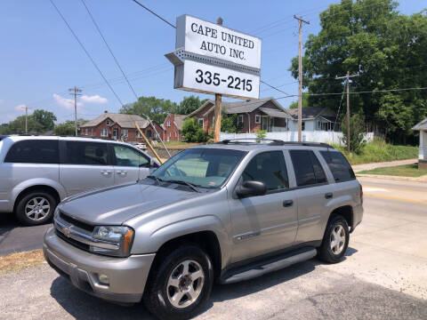 2003 Chevrolet TrailBlazer for sale at CAPE UNITED AUTO INC in Cape Girardeau MO