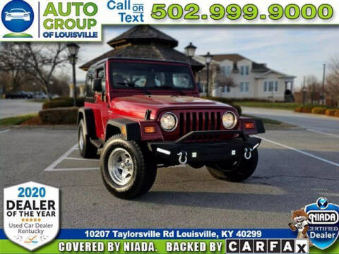 1999 Jeep Wrangler for sale at Auto Group of Louisville in Louisville KY