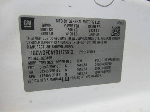 2013 Chevrolet Express 2500