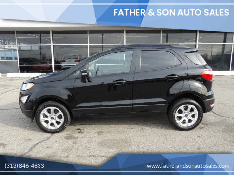 2020 Ford EcoSport for sale at Father & Son Auto Sales in Dearborn MI