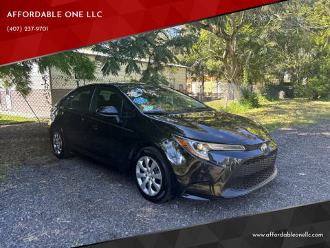 2020 Toyota Corolla for sale at AFFORDABLE ONE LLC in Orlando FL