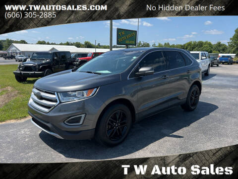 2017 Ford Edge for sale at T W Auto Sales in Science Hill KY