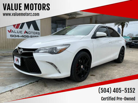 2017 Toyota Camry for sale at VALUE MOTORS in Kenner LA