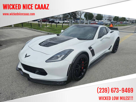 2016 Chevrolet Corvette for sale at WICKED NICE CAAAZ in Cape Coral FL