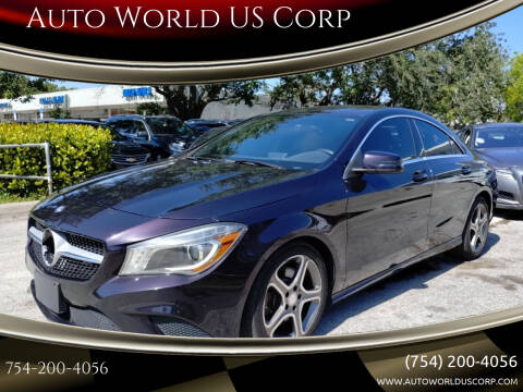 2014 Mercedes-Benz CLA for sale at Auto World US Corp in Plantation FL