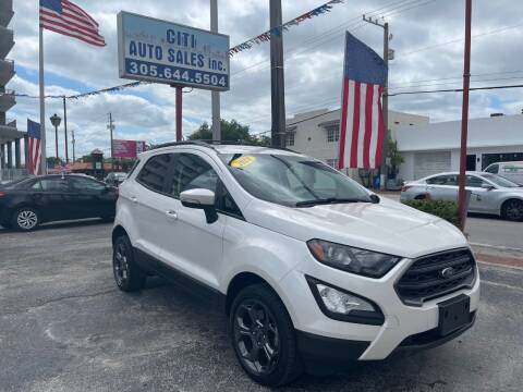 2018 Ford EcoSport for sale at CITI AUTO SALES INC in Miami FL