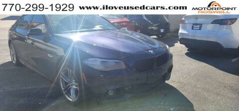 2014 BMW 5 Series for sale at Motorpoint Roswell in Roswell GA