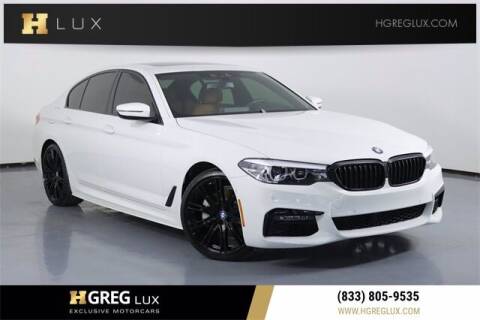 2019 BMW 5 Series for sale at HGREG LUX EXCLUSIVE MOTORCARS in Pompano Beach FL