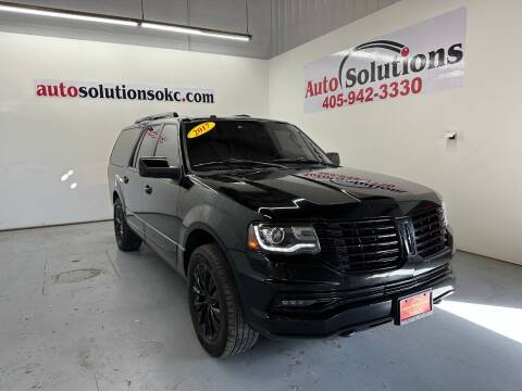 2017 Lincoln Navigator L for sale at Auto Solutions in Warr Acres OK