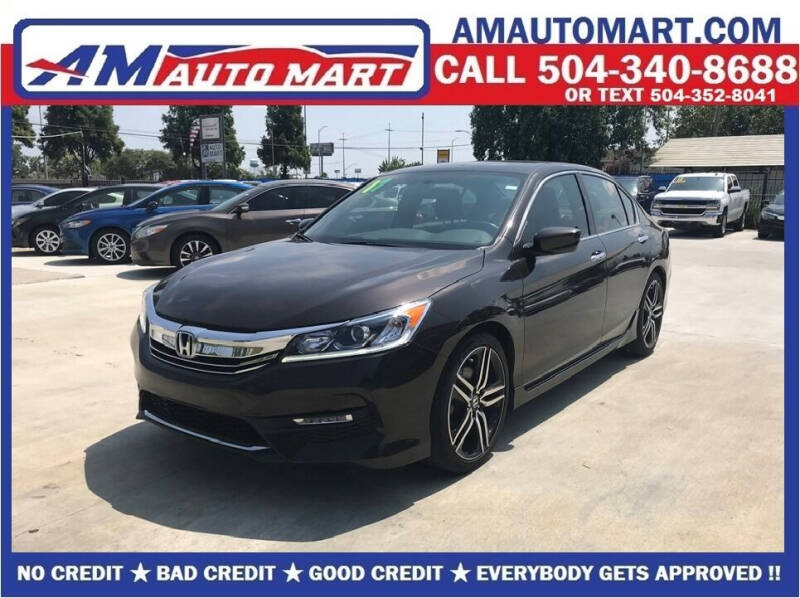 2017 Honda Accord for sale at AM Auto Mart Marrero LLC in Marrero LA