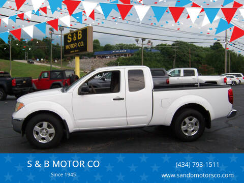 2008 Nissan Frontier for sale at S & B MOTOR CO in Danville VA