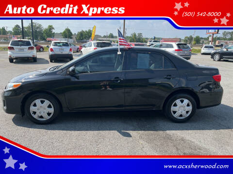 2012 Toyota Corolla for sale at Auto Credit Xpress - Sherwood in Sherwood AR
