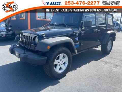 2012 Jeep Wrangler Unlimited for sale at Sabeti Motors in Tacoma WA