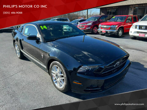 2014 Ford Mustang for sale at PHILIP'S MOTOR CO INC in Haleyville AL