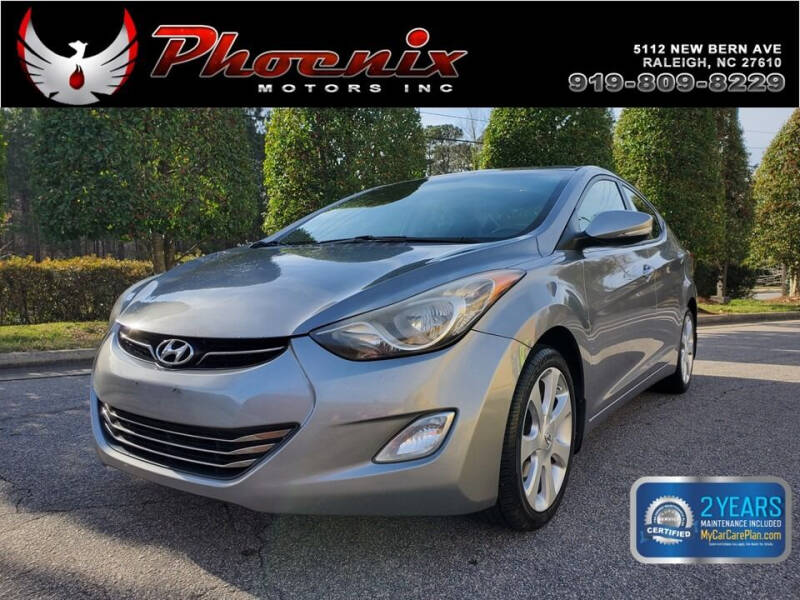 2012 Hyundai Elantra for sale at Phoenix Motors Inc in Raleigh NC