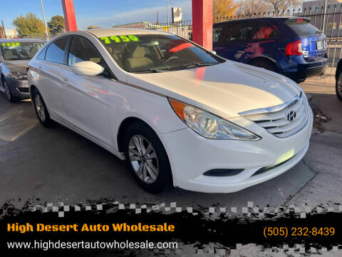 2013 Hyundai Sonata for sale at High Desert Auto Wholesale in Albuquerque NM