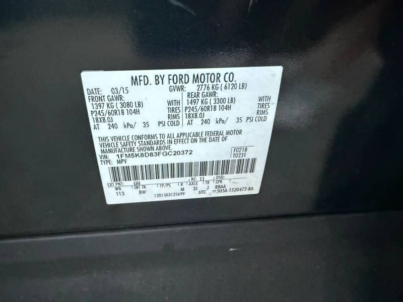 2015 Ford Explorer XLT