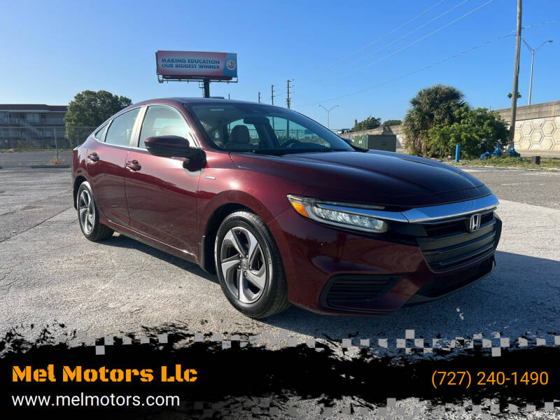 2019 Honda Insight for sale at Mel Motors Llc in Clearwater FL