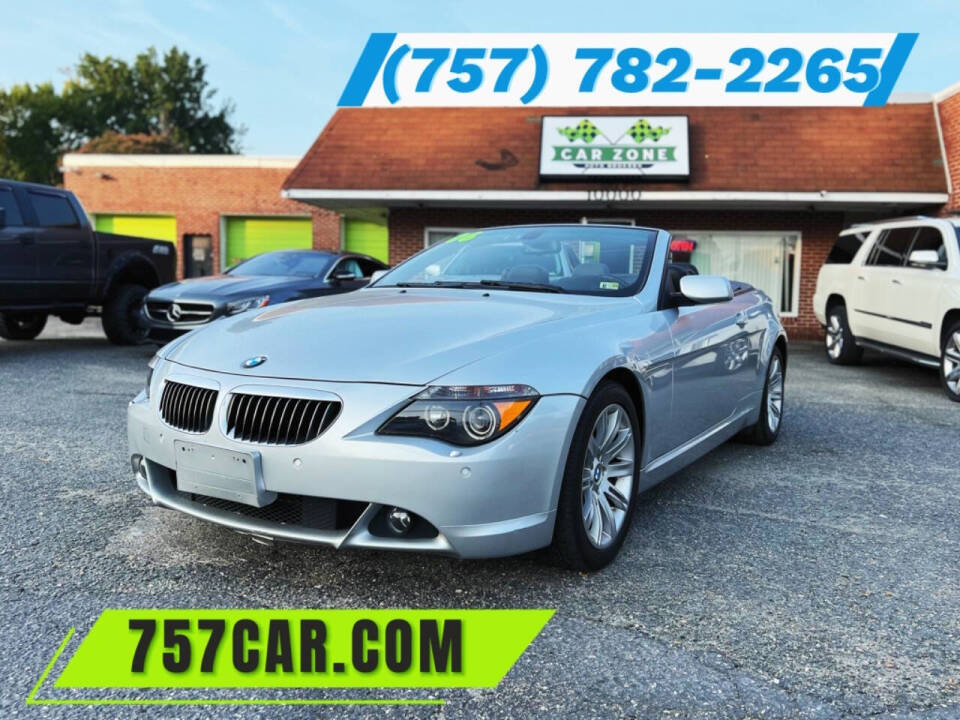 2006 BMW 6 Series for sale at CarZone & Auto Brokers in Newport News, VA