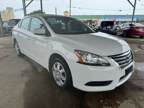 2015 Nissan Sentra for sale at EAGLE AUTO SALES in Corsicana TX