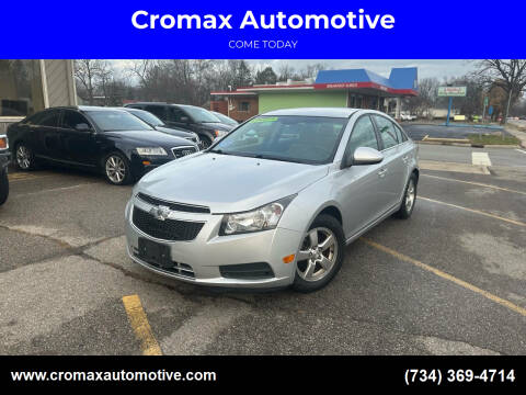 2014 Chevrolet Cruze for sale at Cromax Automotive in Ann Arbor MI