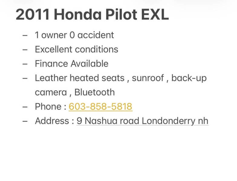 2011 Honda Pilot EX-L