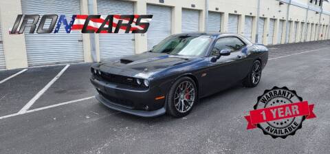 2016 Dodge Challenger for sale at IRON CARS in Hollywood FL