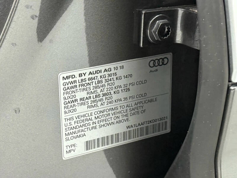 2019 Audi Q7 quattro Premium Plus 55 TFSI